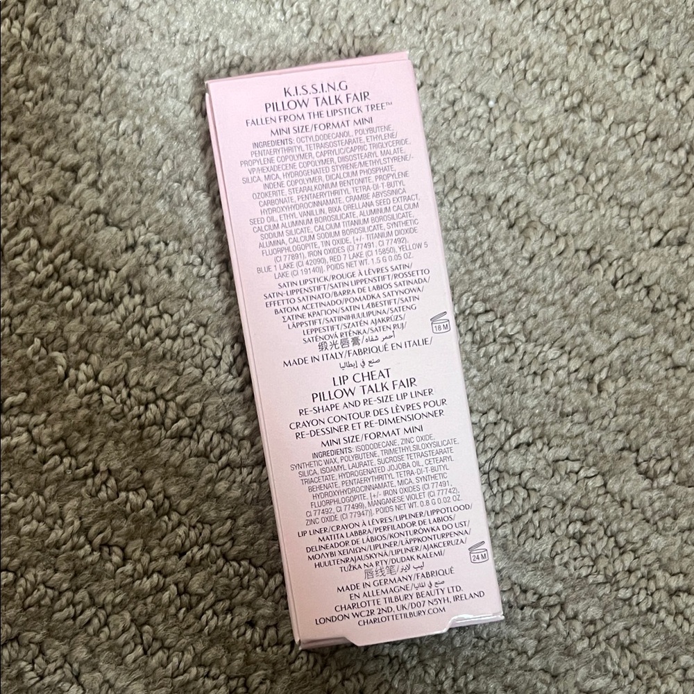 BRAND NEW Charlotte Tilbury Pillow Talk Lip Kit - Picture 2 of 2